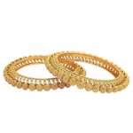 2.5 Size Set of 2pcs Gold Bangle Bracelet set of 22K Gold